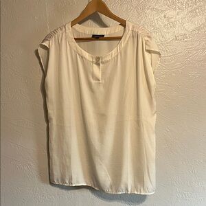 ModCloth Elegant Cream Women's Top Large